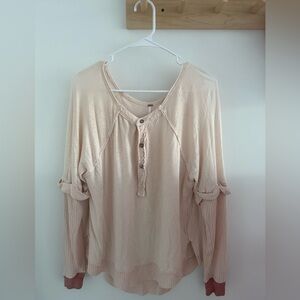 Free People Henley Size Small